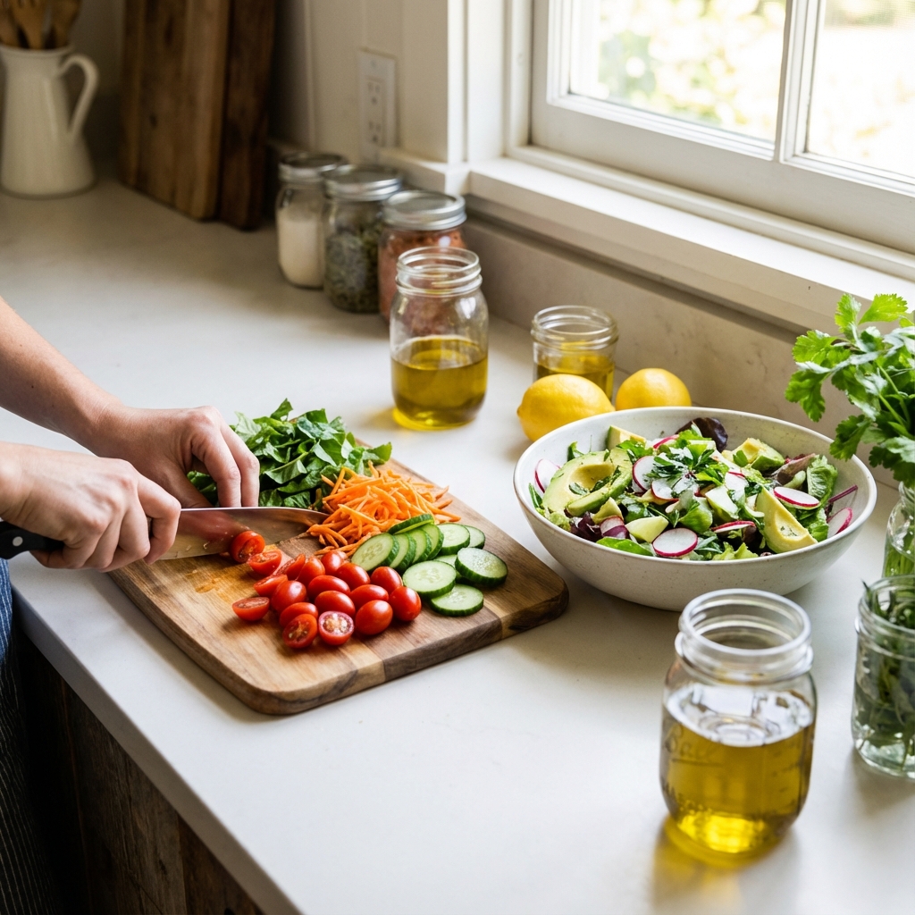 Proses Pembuatan Salad